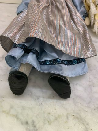 Coppia bambole porcellana vintage