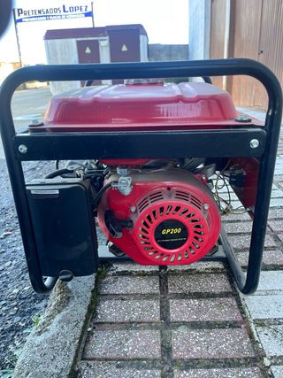 Generador Eléctrico Rojo