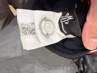 Guanti Moncler invernali bimbo neri Taglia S