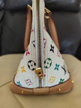 Borsa Louis Vuitton Alma Multicolor White