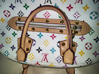 Borsa Louis Vuitton Alma Multicolor White