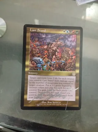 MTG: 2X Last Stand Firmadas