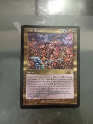 MTG: 2X Last Stand Firmadas