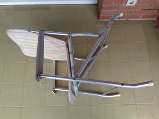 3 sillas aluminio plegables Kettal