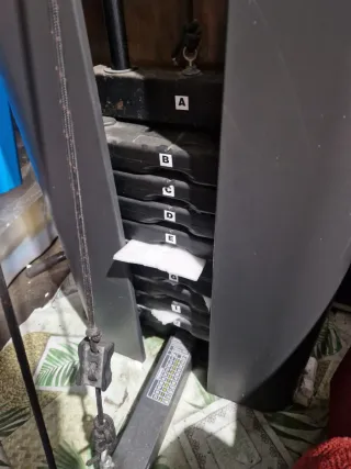 Máquina de musculacion ,ejercicios multiestación