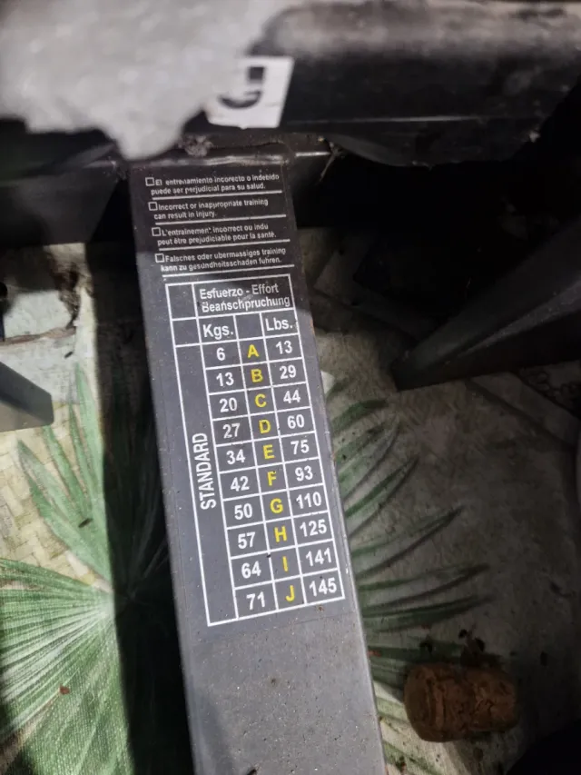 Máquina de musculacion ,ejercicios multiestación