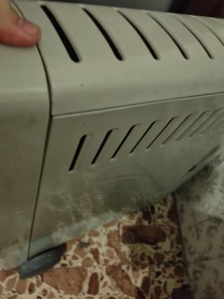 Calefactor Taurus Blanco y Gris