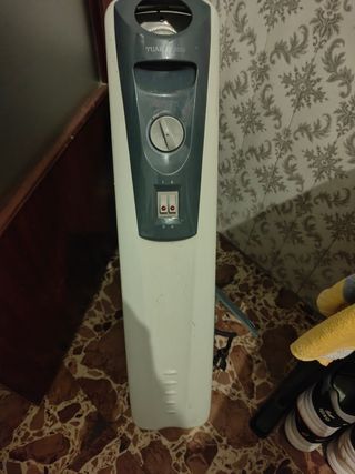 Calefactor Taurus Blanco y Gris