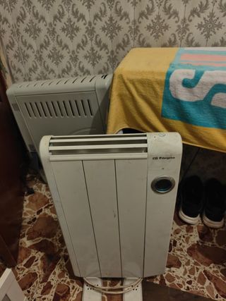 Calefactor Taurus Blanco y Gris