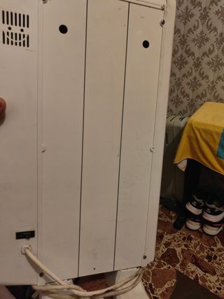 Calefactor Taurus Blanco y Gris