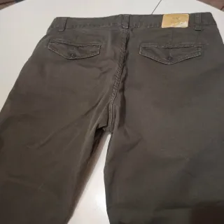 Pantaloni cargo uomo verde oliva