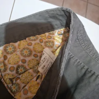 Pantaloni cargo uomo verde oliva