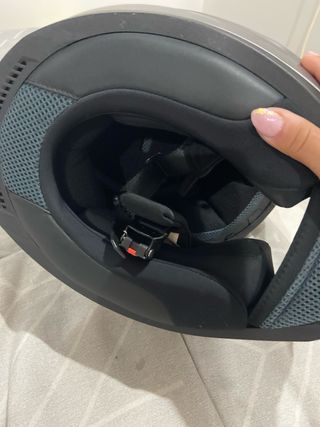 Casco Moto LS2 Talla XS Gris