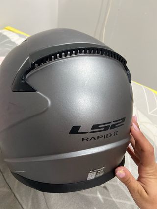 Casco Moto LS2 Talla XS Gris
