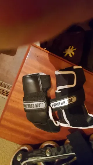 Patines en línea y bolsa