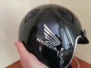 Casco Moto Jet Honda Nero
