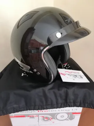 Casco Moto Jet Honda Nero