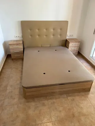 canapé cama y colchón