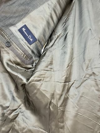 Americana Massimo Dutti Gris Hombre