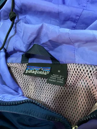 Patagonia Giacca Antivento Uomo Blu/Viola