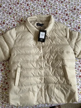 Chaqueta Pilar Prieto Beige Mujer