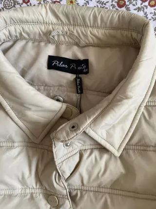 Chaqueta Pilar Prieto Beige Mujer