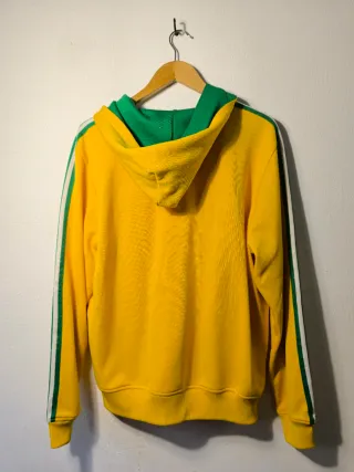 Chaqueta Adidas Deportiva Amarilla y Verde