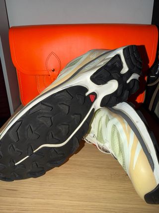 Zapatillas Salomon Trail Running Beige/Verde