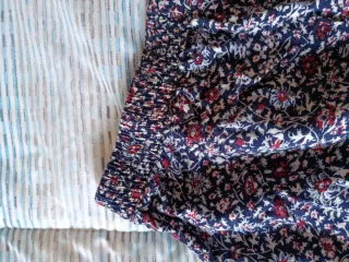 Falda corta estampada