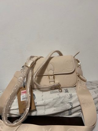 Bolso Mario Valentino Beige Nuevo