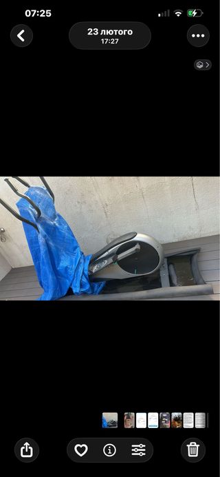 Bicicleta elíptica deportiva