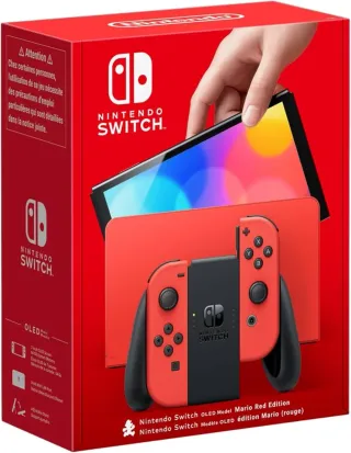 Nintendo Switch OLED Edición Mario Roja