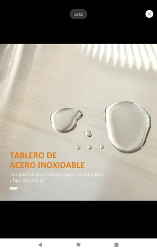 Mueble auxiliar cocina acero inoxidable
