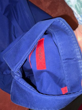 Camisa Hugo Boss Azul