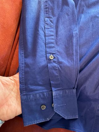 Camisa Hugo Boss Azul