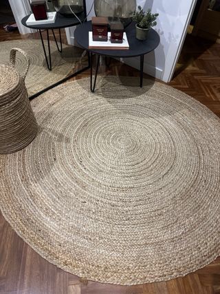 Alfombra redonda yute Maison du Monde 1,50m