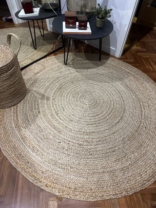 Alfombra redonda yute Maison du Monde 1,50m