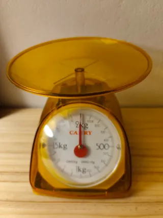 Báscula de cocina naranja, Camry