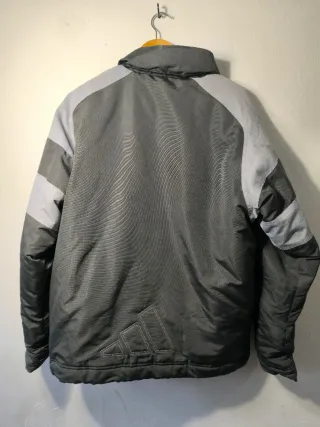 Chaqueta Adidas Negra y Gris