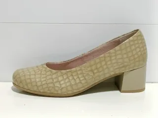 Zapatos Pikolinos Piel Tacón Beige