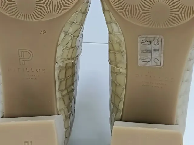 Zapatos Pikolinos Piel Tacón Beige