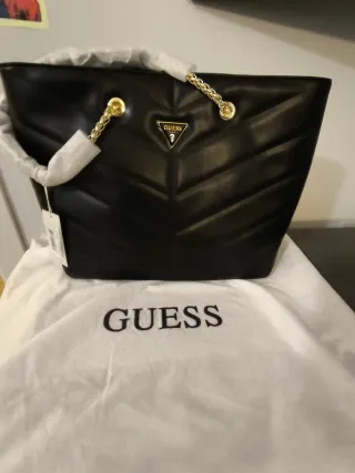 Borsa Guess Nera Trapuntata