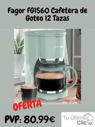 Cafetera Fagor FG1560 12 Tazas 1,5L