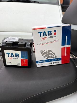 Batería Moto TAB MYTZ7-BS 12V 6Ah AGM