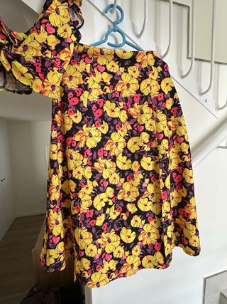 Conjunto top y falda floral