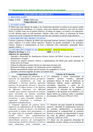 PROGRAMACION EDUCACION FISICA 2º ESO (AND)