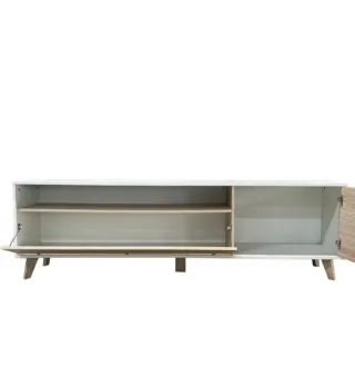 Mueble de Salón Barcelona Blanco y Cambria