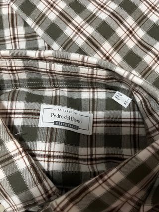 Camisa cuadros Pedro del Hierro