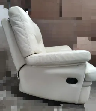 SILLÓN Relax PIEL Auténtica Color Crema