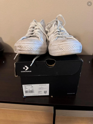 Converse Chuck Taylor All Star Cuero Blanco